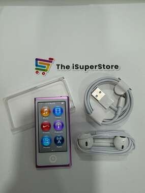 Apple iPod Nano 7th Generation 16GB Purple  A1446 - New Battery - 1 YR warranty